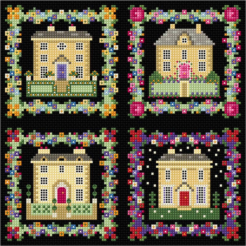 LJT136 Georgian houses illustration 4995