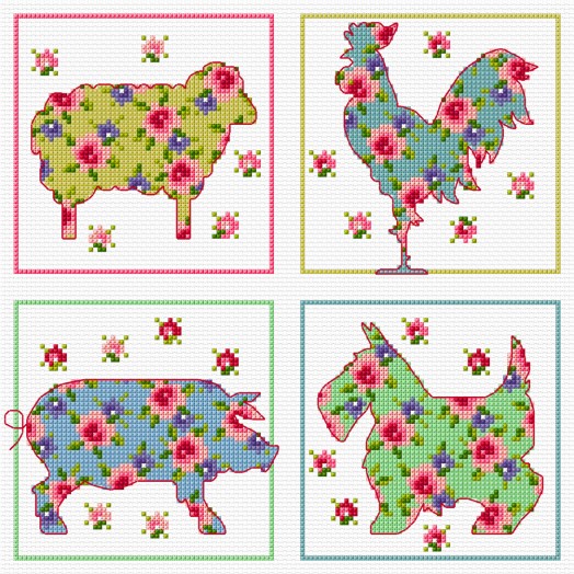 LJT017C Floral Animals thumbnail