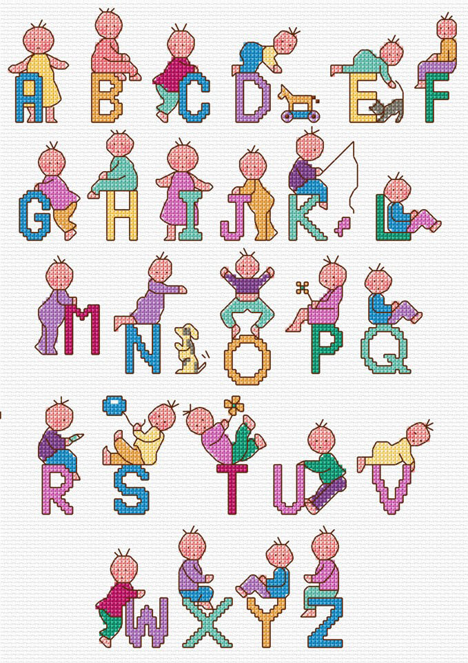 LJT207 Alphabet for toddlers illustration 4858