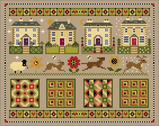 LJT271 Georgian garden sampler thumbnail