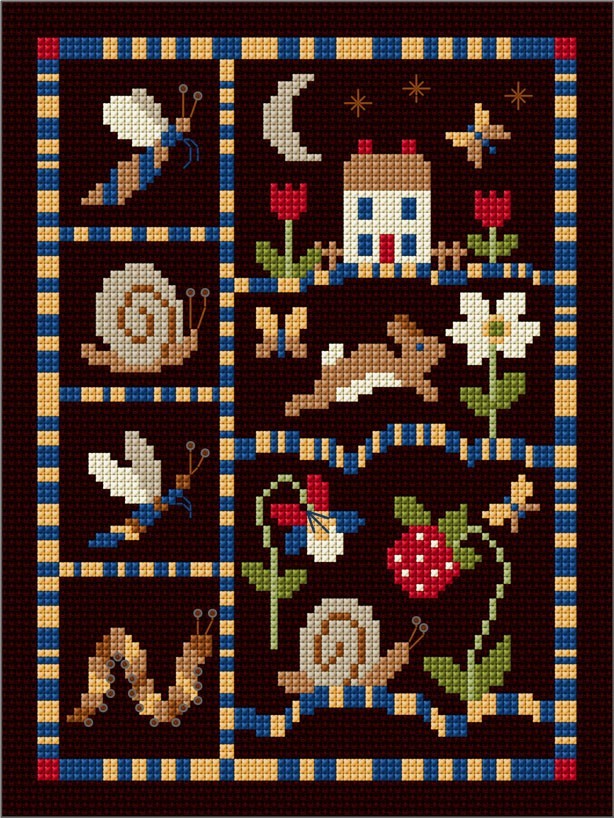 LJT296 Simple Garden sampler thumbnail