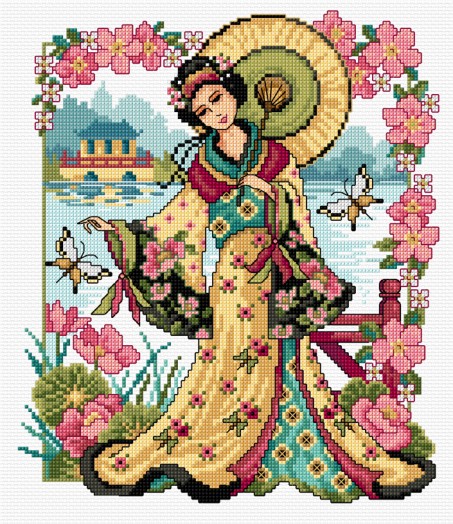 LJT304 Oriental garden thumbnail