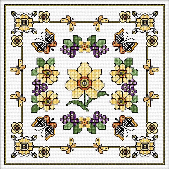 LJT332 Seasonal Spring Medley illustration 5691