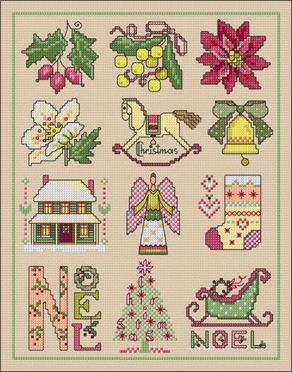 LJT352 Christmas motifs thumbnail