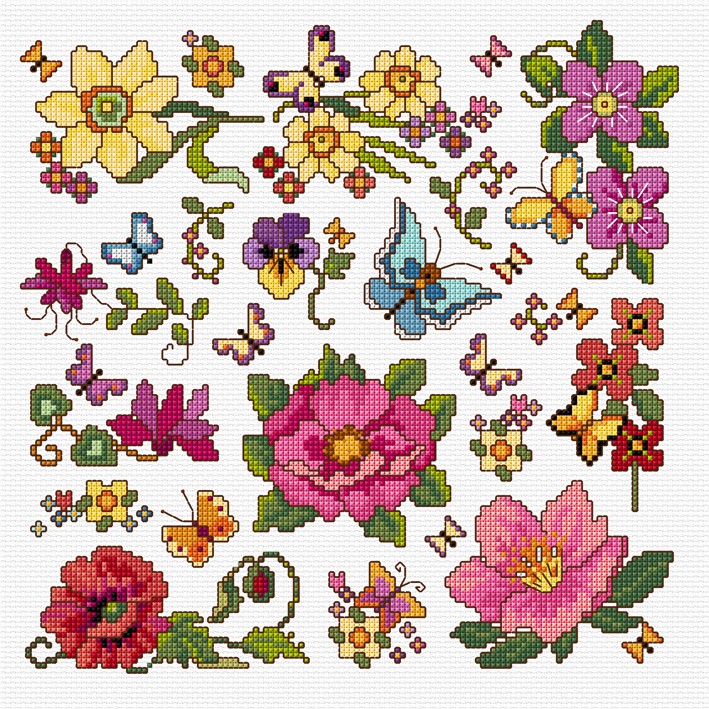 LJT355 Floral delight illustration 5351