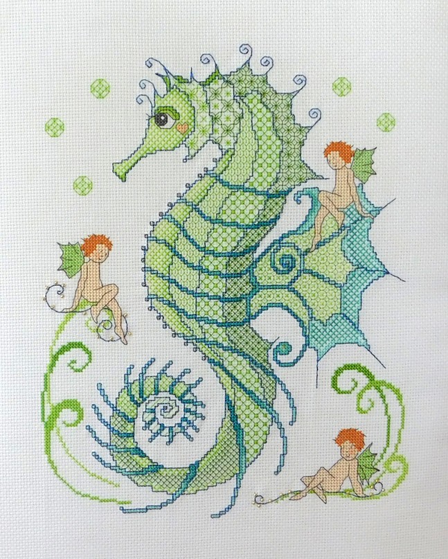 LJT363 Seahorse and friends illustration 5430