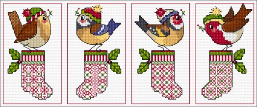 LJT375 Christmas birdie greetings thumbnail