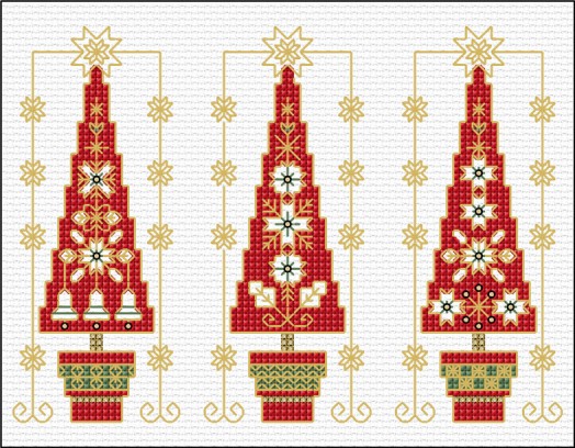 LJT376 Decorative Christmas trees thumbnail