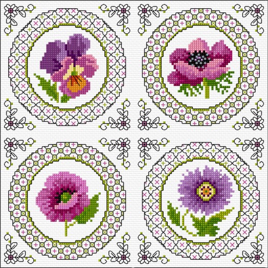 LJT Part series Floral sampler 3 illustration 3