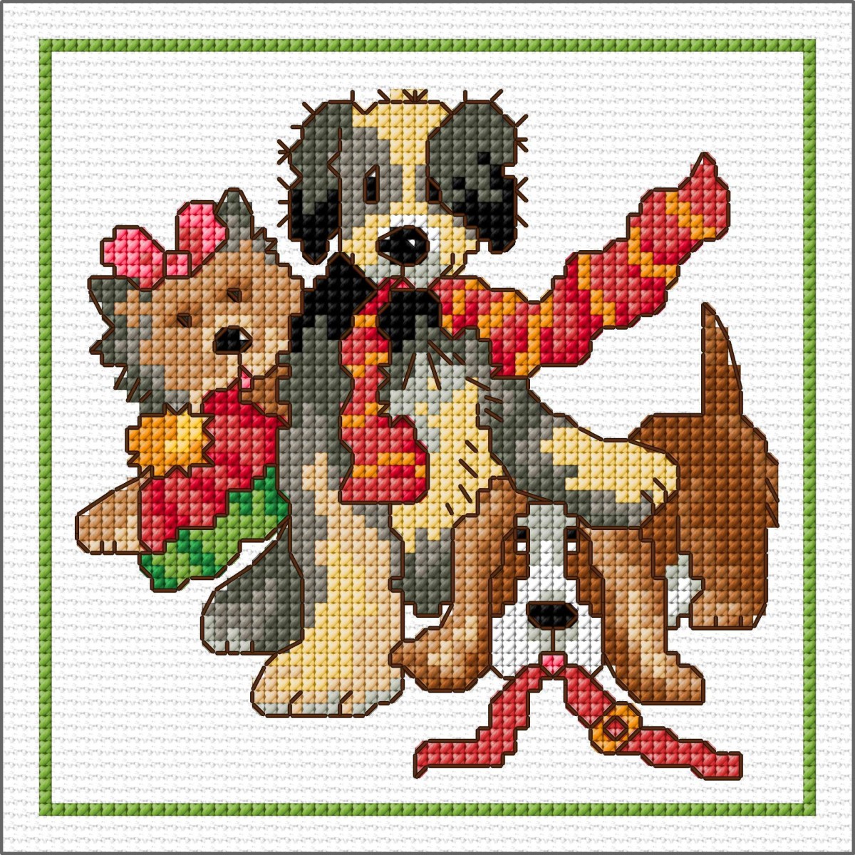 LJT422 Playful dogs! thumbnail