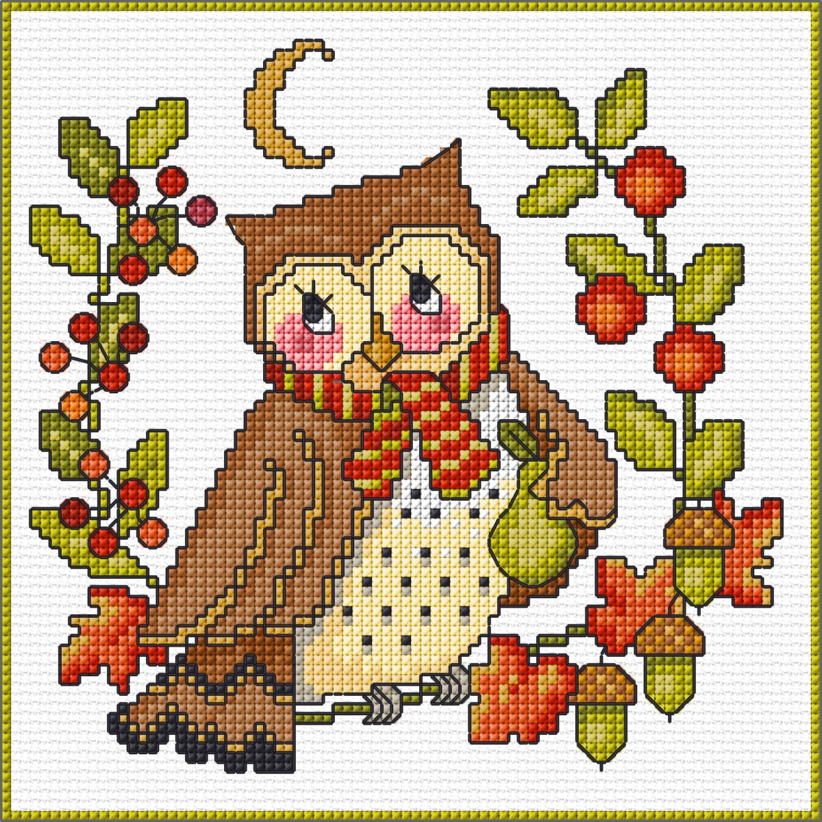 LJT425 Autumn owl thumbnail