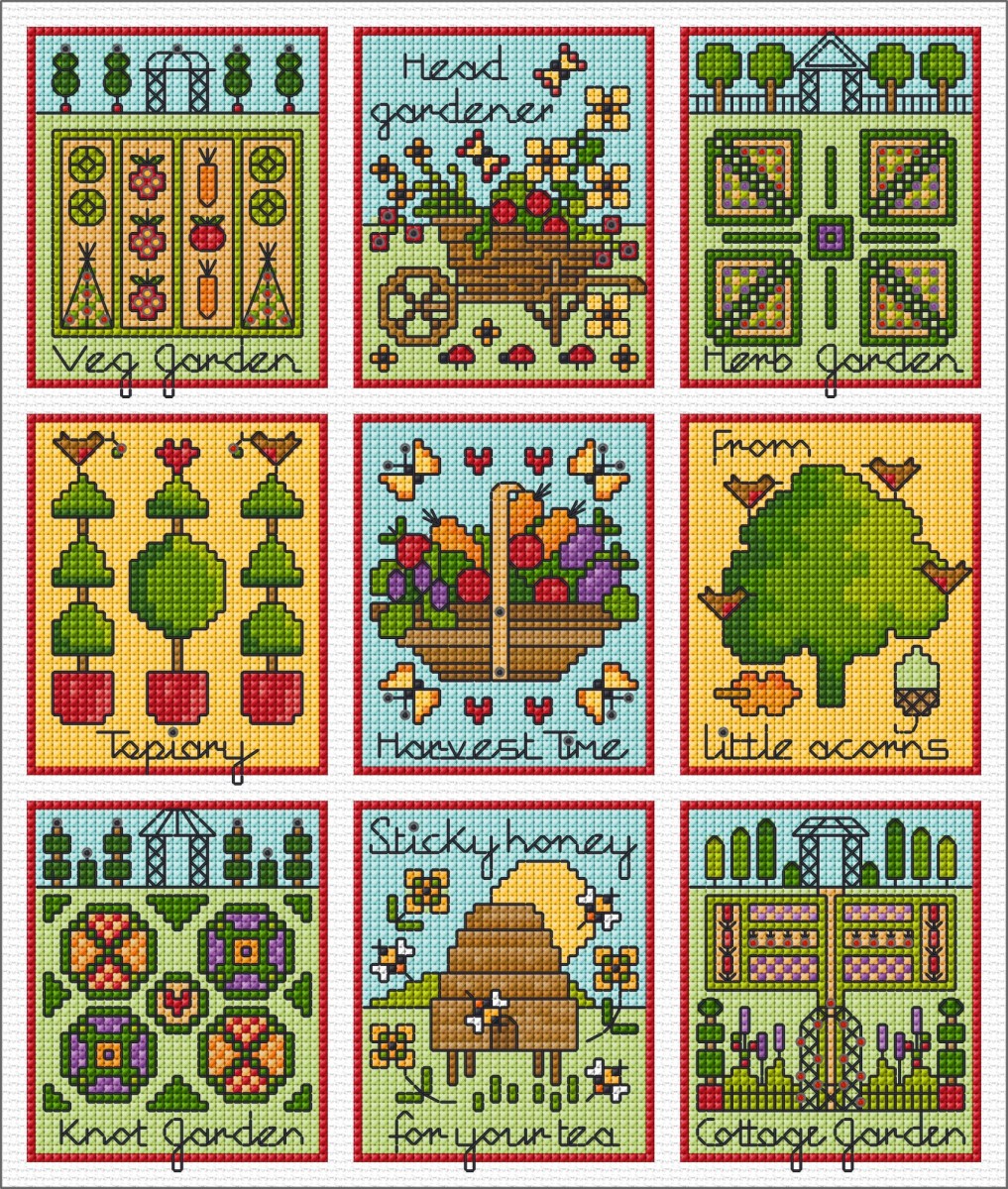 LJT425 Garden sampler illustration 6707