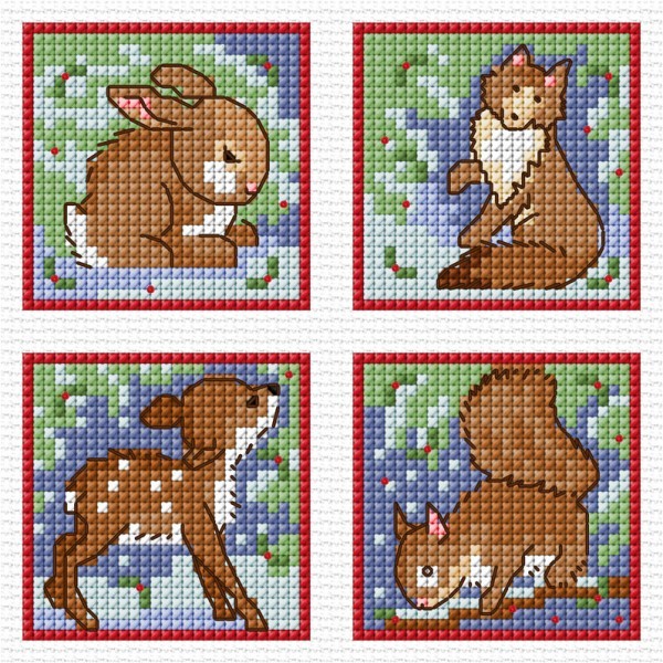Cross stitch animals
