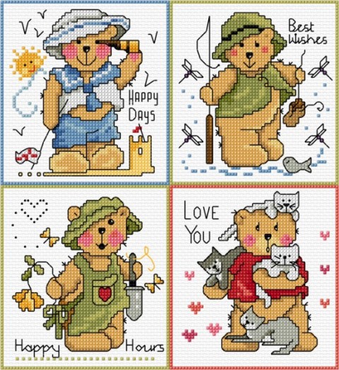 LJT41C Teddy cards for boys thumbnail