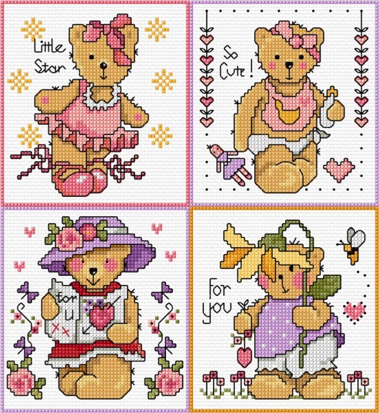 Girl teddies