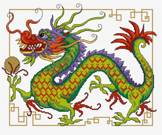 Chinese dragon illustration 1