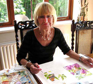 Lesley Teare at work