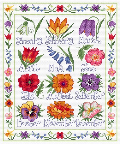 Birth Month Flowers Chart