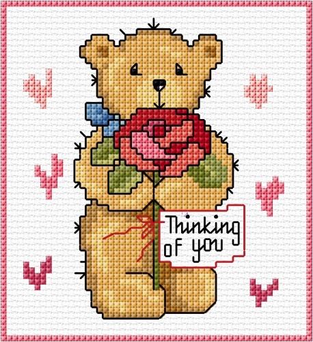 Teddy valentine card